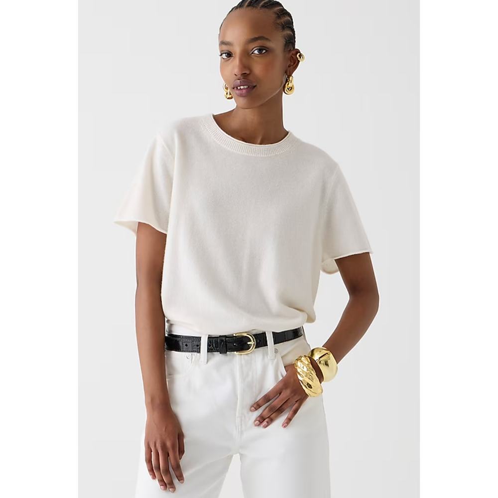 J. Crew Cream Blouse